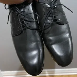 Zara | Shoes | Zara Glossy Shine Dress Shoes Blk Sz 2 45  display picture 1